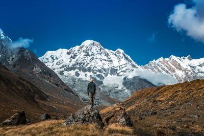 lonely path to the mountain