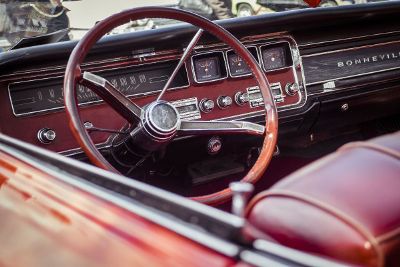 old school pontiac bonneville car