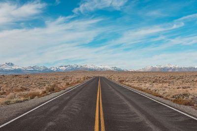 empty highway to nowhere