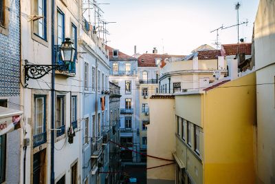 apartment buildings