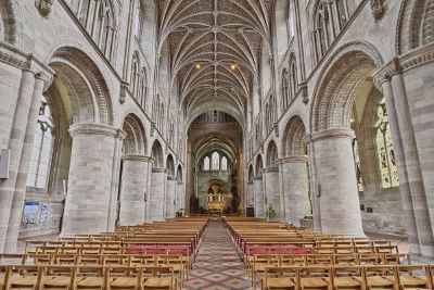 inside church