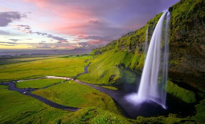 waterfall landscape