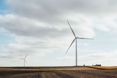 windmill on the rural