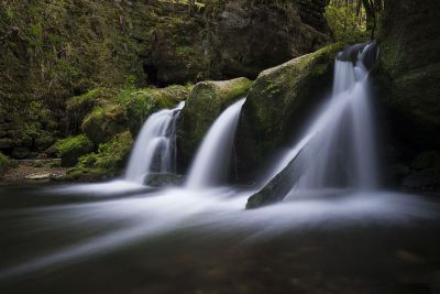 three waterfalls