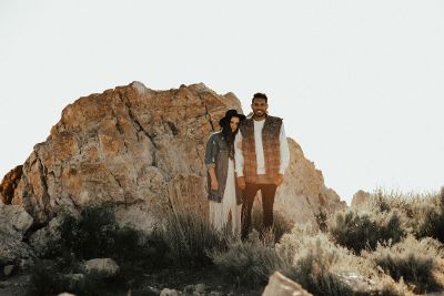 couple in the desert