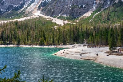 beach on the lakefront