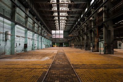 abandoned industrial factory