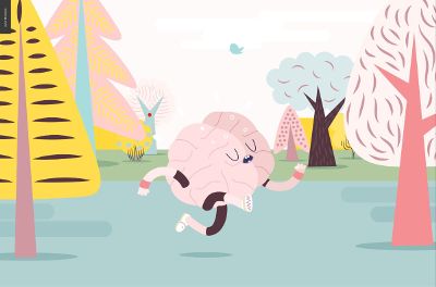 running brains