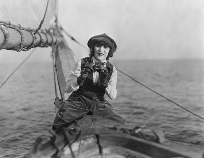 woman at boat