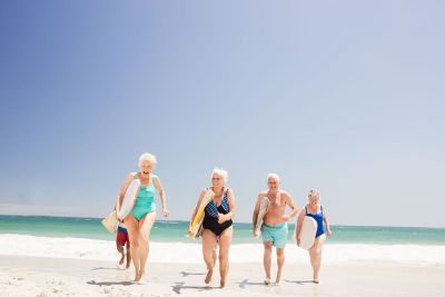 old people going surfing