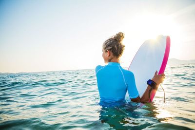 female body boarding