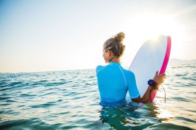 female body boarding